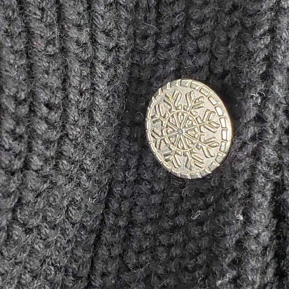 Polo Ralph Lauren LRL Sweater Pullover Women’s Size Medium M Black Chunky Knit - Picture 6 of 8